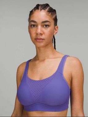 Lululemon Run Times High Support Bra Purple 34D